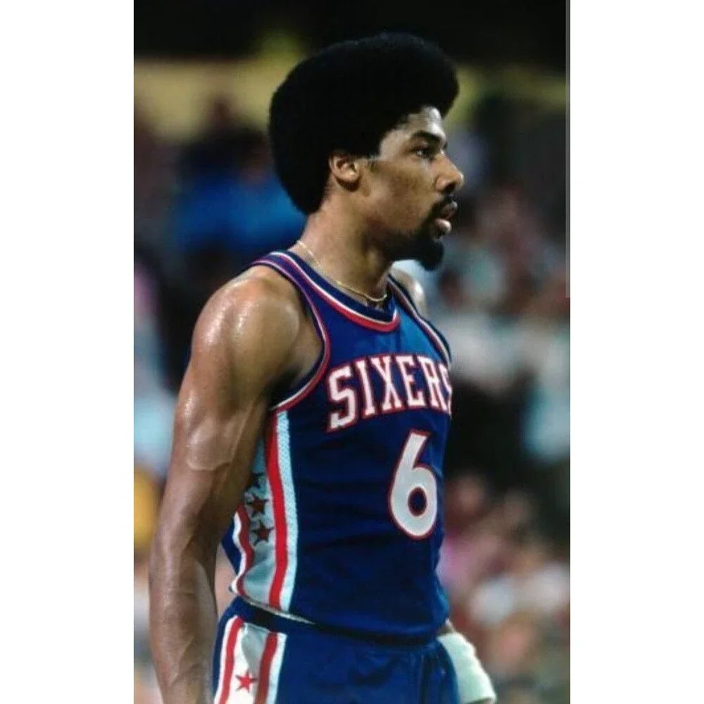 Julius Erving (Dr.J)-(76ers)-(Blue)-(Jersey)-(New Condition)-(Size:XL)-$100.00 - Picture 10 of 10
